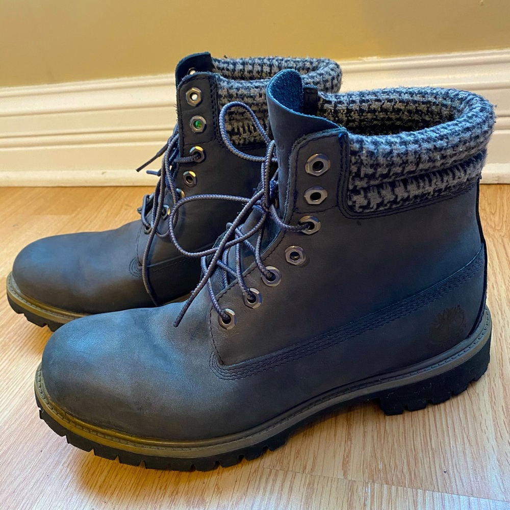 Men’s Navy Blue Timberland Boots